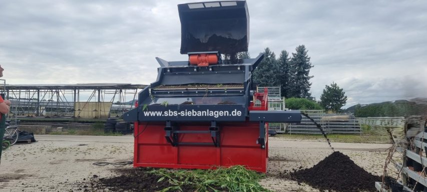 Bodenrecycling Erde sortieren Mutterbodensieb Siebgeräte für Erde Bodenfilteranlage Mutterbodenklassifikation Siebverfahren für Mutterboden