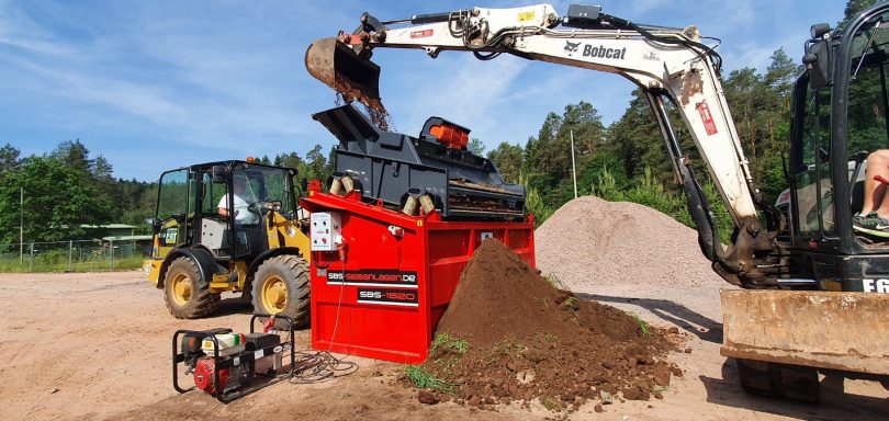 Siebanlage Humus Humusaufbereitung Humus sortieren Humus Siebtechnik Sieben von Humus Humus Fraktionen trennen Humus Filtration Humus Siebma