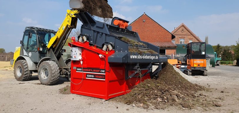 erdesieben rote siebanlage kleine siebanlage große siebanlage gute siebanlage deutsche siebanlage