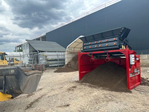 Bodenrecycling Erde sortieren Mutterbodensieb Siebgeräte für Erde Bodenfilteranlage Mutterbodenklassifikation Siebverfahren für Mutterboden