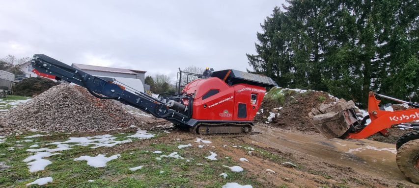 Bauschuttbrechen steinebrechen pflastersteinebrechen großesteinebrechen 