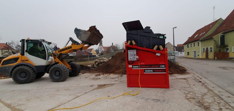 Aushub sieben erde sieben einfach sieben siebanlage sieben von oberboden siebenanlagerot