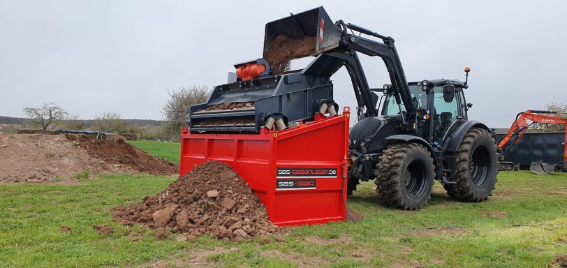 Siebanlage Erde Erdaufbereitung Erde sortieren Erde Siebtechnik Sieben von Erde Erdfraktionen trennen Erdklassifizierung Erde Filtration Sie