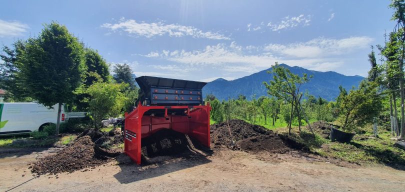 Bodenrecycling Erde sortieren Mutterbodensieb Siebgeräte für Erde Bodenfilteranlage Mutterbodenklassifikation Siebverfahren für Mutterboden