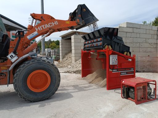 Siebanlage Kabelsand Kabelsandaufbereitung Kabelsand sortieren Kabelsand Siebtechnik Kabelsand Siebmaschine Kabelsand Fraktionen trennen Kab