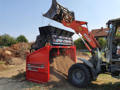 Siebanlage Erde Erdaufbereitung Erde sortieren Erde Siebtechnik Sieben von Erde Erdfraktionen trennen Erdklassifizierung Erde Filtration Sie