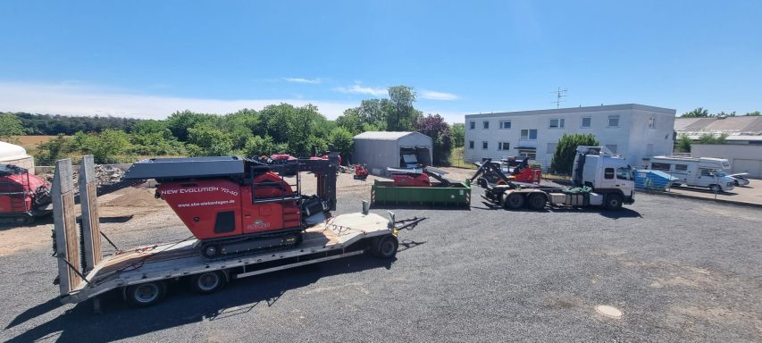 einfacher transport der brechanlage kleinerbrecher großerbrecher brechanlage backenbrechanlage gutebrechanlage deutschebrechanlage 