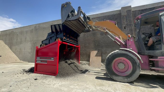 Siebanlage Kabelsand Kabelsandaufbereitung Kabelsand sortieren Kabelsand Siebtechnik Kabelsand Siebmaschine Kabelsand Fraktionen trennen Kab